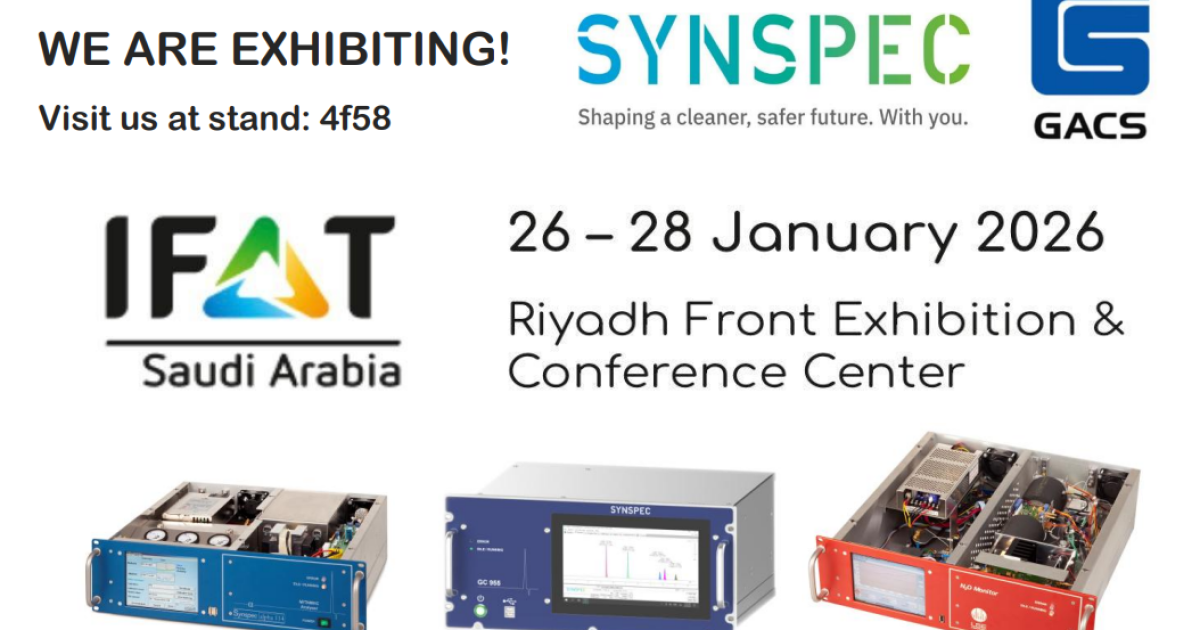 We will be exhibiting at IFAT Saudi Arabia 2026! › Synspec BV